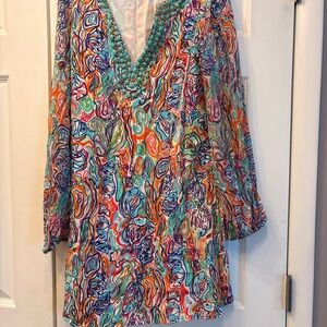 Lilly Pulitzer jeweled cocktail tunic dress